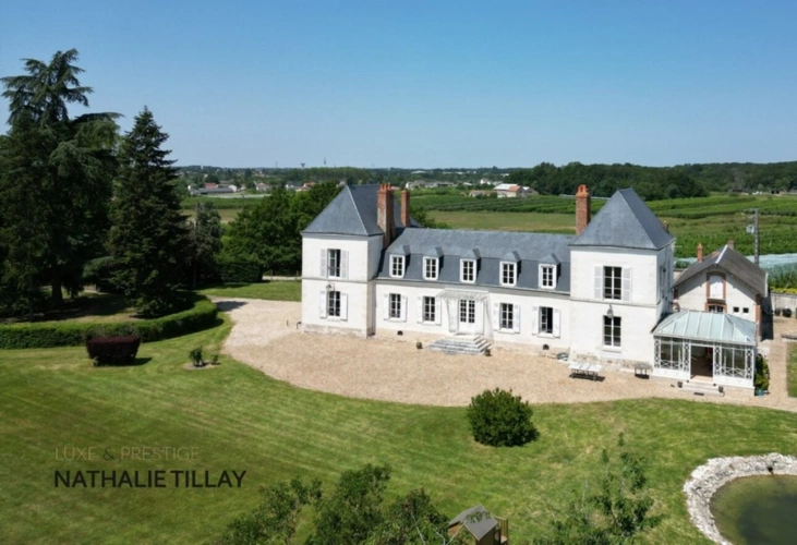 Photos 20 - Prestige - Orléans, demeure de prestige, propriete à vendre, chateau 440 m², piscine, tennis, maison d'amis 85 m², dépendances potentiel aménageable , parc paysagé et arboré 4 ha