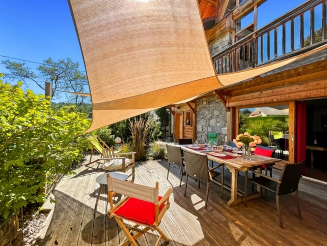Photos 4 - Prestige - Propriété à vendre 7 pièces SAINT PAUL EN CHABLAIS (74) Corps de ferme magnifique avec 270 m2 habitables vue Dent d'Oche