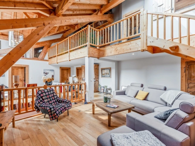 Photos 8 - Prestige - Propriété à vendre 7 pièces SAINT PAUL EN CHABLAIS (74) Corps de ferme magnifique avec 270 m2 habitables vue Dent d'Oche
