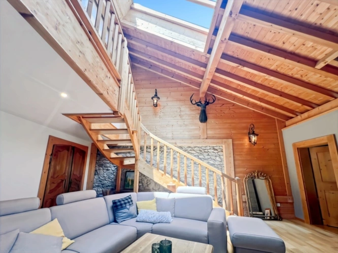 Photos 12 - Prestige - Propriété à vendre 7 pièces SAINT PAUL EN CHABLAIS (74) Corps de ferme magnifique avec 270 m2 habitables vue Dent d'Oche
