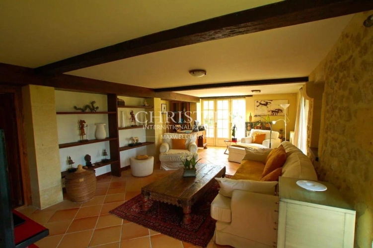 Photos 5 - Prestige - Bordeaux 35 min - Entre-Deux-Mers - Superbe demeure en pierre, - 1,2 ha - piscine