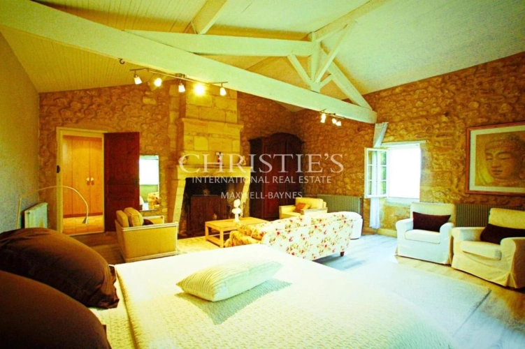 Photos 6 - Prestige - Bordeaux 35 min - Entre-Deux-Mers - Superbe demeure en pierre, - 1,2 ha - piscine