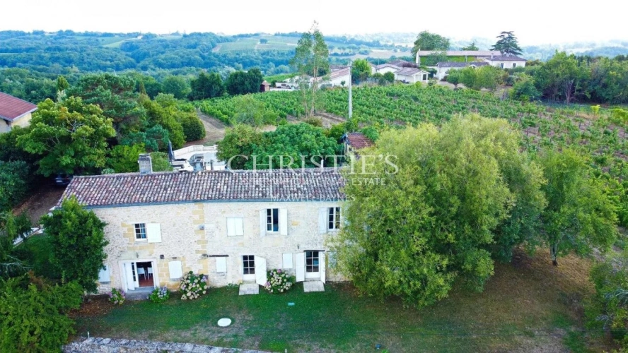Photos 12 - Prestige - Bordeaux 35 min - Entre-Deux-Mers - Superbe demeure en pierre, - 1,2 ha - piscine