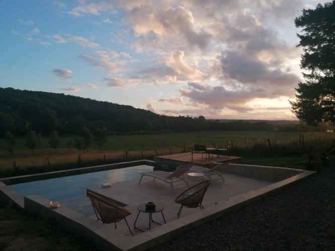 Photos 57 - Prestigious - MIELAN 6 minutes: CHARMING 18th century PROPERTY with VIEW, 5 bedrooms, garage, 1 hectare, swimming