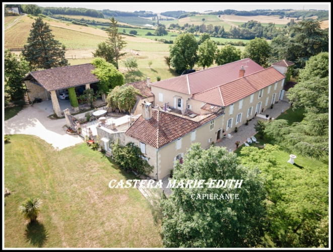 Photos 1 - Équestre - Dpt Gers (32), Proche AUCH - ELEGANTE PROPRIETE GASCONNE sans travaux piscine -4,5HA,- gîtes- chambres d'hôtes - évènementiels
