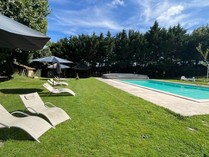 Photos 40 - Équestre - Dpt Gers (32), Proche AUCH - ELEGANTE PROPRIETE GASCONNE sans travaux piscine -4,5HA,- gîtes- chambres d'hôtes - évènementiels