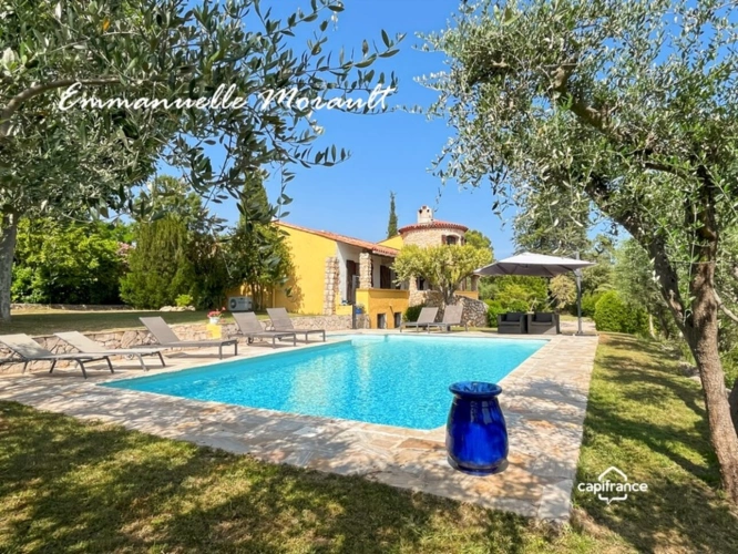 Photos 5 - Prestige - Propriété à vendre 8 pièces avec piscine et grand parc à BAGNOLS EN FORET (83)