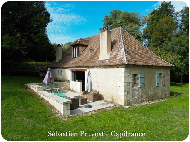 Photos 4 - Touristique - Propriete à vendre 6 pièces proche de BERGERAC (24), Logis, Gîte et dépendances, droit d'eau, étang, Terrain 12000m2