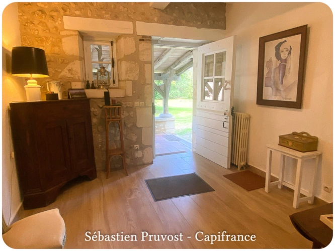 Photos 5 - Touristique - Propriete à vendre 6 pièces proche de BERGERAC (24), Logis, Gîte et dépendances, droit d'eau, étang, Terrain 12000m2