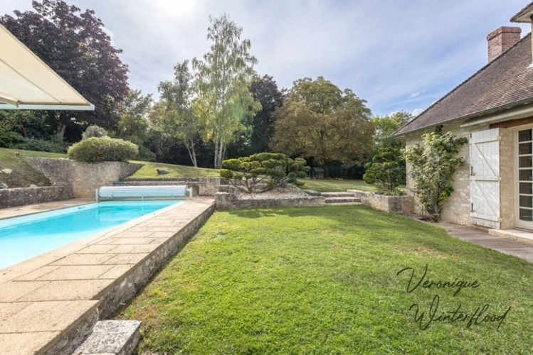 Photos 3 - Prestige - Propriete à vendre 9 pièces GOUSSONVILLE (78)-245m²-4 chambres-piscine-2 garages-4440m²