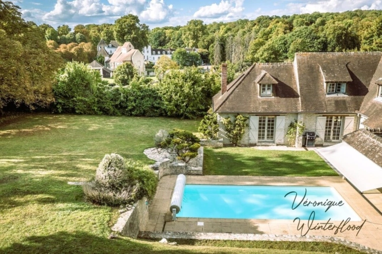 Photos 4 - Prestige - Propriete à vendre 9 pièces GOUSSONVILLE (78)-245m²-4 chambres-piscine-2 garages-4440m²