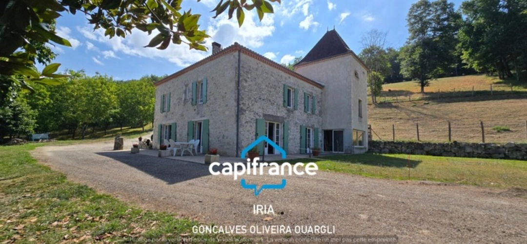 Photos 2 - Prestige - Propriété de charme au coeur de la nature à vendre 6 pièces et 124763m² de  PUJOLS (47)