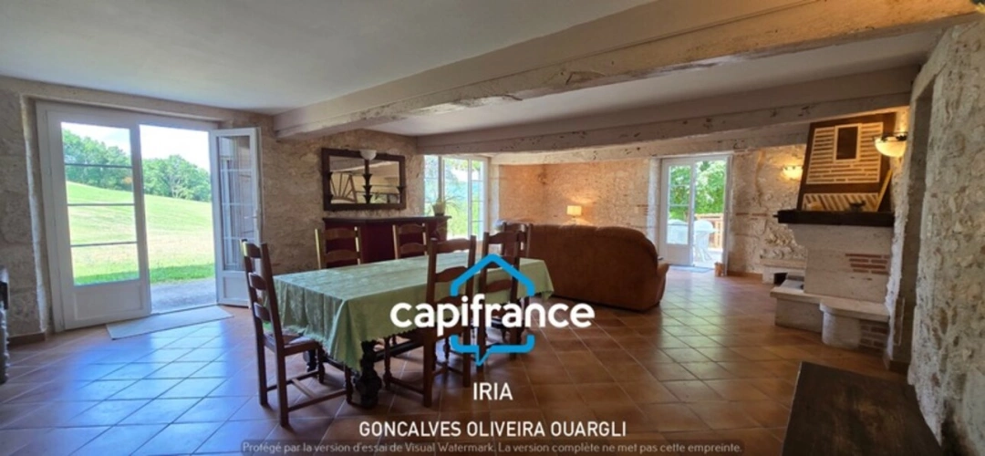 Photos 7 - Prestige - Propriété de charme au coeur de la nature à vendre 6 pièces et 124763m² de  PUJOLS (47)