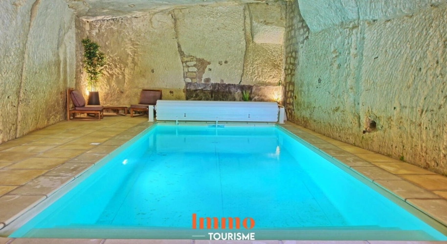 Photos 3 - Prestige - Maison d'hôtes ou gîte avec piscine troglodyte