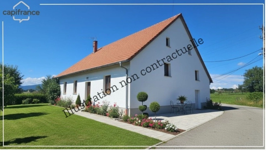Photos 9 - Touristique - Maison "corps de ferme" à vendre 294m² COPPONEX (74)