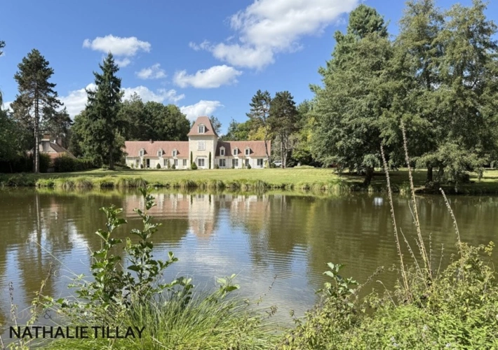 Photos 6 - Prestige - Plateau de Sologne, propriété d'agrément a vendre : Parc de 33 ha, piscine, tennis, biotope Solognot: bois, foret , prairies , étangs , petite chasse et peche. Proche Orleans
