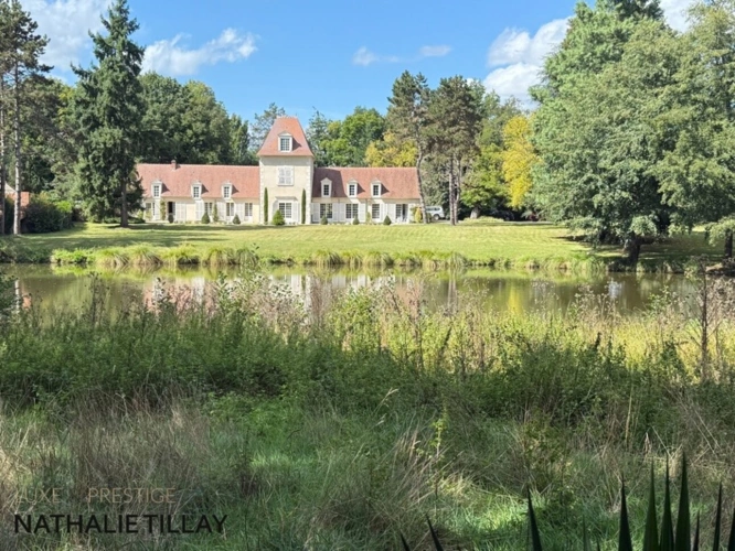 Photos 10 - Prestige - Plateau de Sologne, propriété d'agrément a vendre : Parc de 33 ha, piscine, tennis, biotope Solognot: bois, foret , prairies , étangs , petite chasse et peche. Proche Orleans