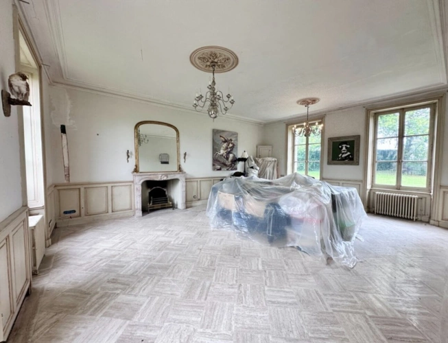 Photos 2 - Prestige - Belle opportunité – Maison de Maître à vendre avec dépendances sur 1,5 hectare, à 10 min de la mer et 20 min de Bayeux – La Cambe (14)