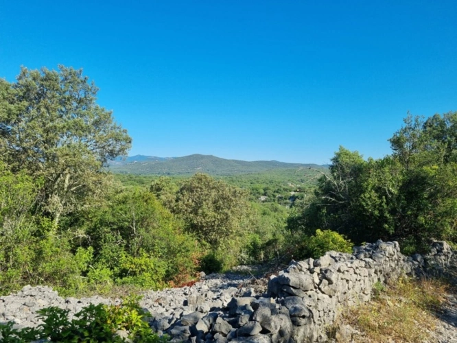 Photos 2 - Foncière - Terrain à vendre avec bâti en pierre  SAUVE (30)