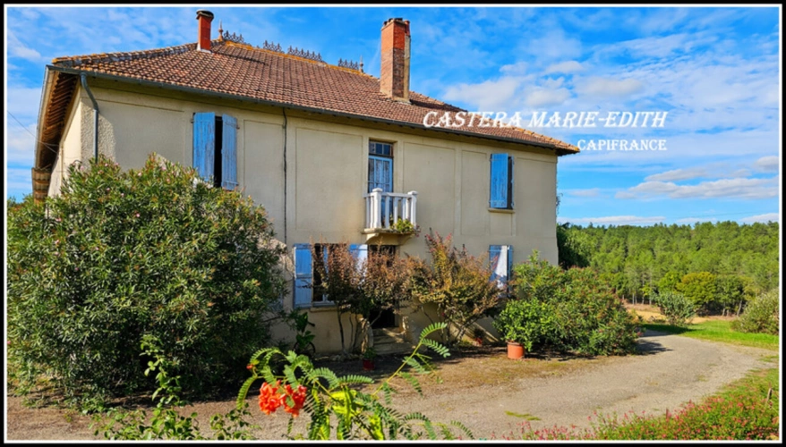 Photos 12 - Prestige - Propriete à vendre-Maison 7 pièces + bâtiments- 85,61 HECTARES  proche de VIC FEZENSAC (32)