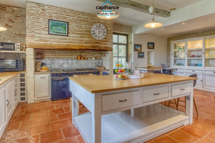 Photos 7 - Prestige - Propriete à vendre 10 pièces FONGRAVE (47) maison de 360m2 sur terrain de 1,43ha