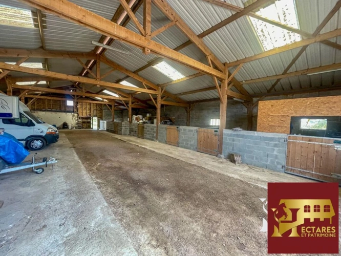 Photos 4 - Équestre - Maison Bois De Céné 6 pièce(s) 100 m2,  8 Hectares hangars et dépendances