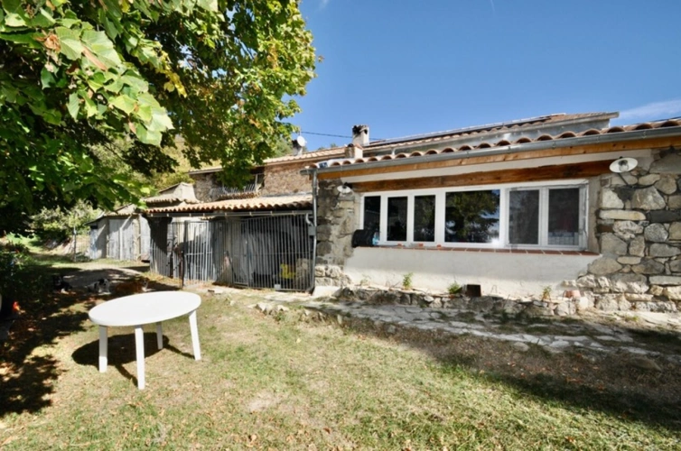 Photos 7 - Touristique - Dpt Alpes Maritimes (06), à vendre ASCROS Propriété en pierres 12 pièces 2 maisons 7,5 hectares Vue montagnes