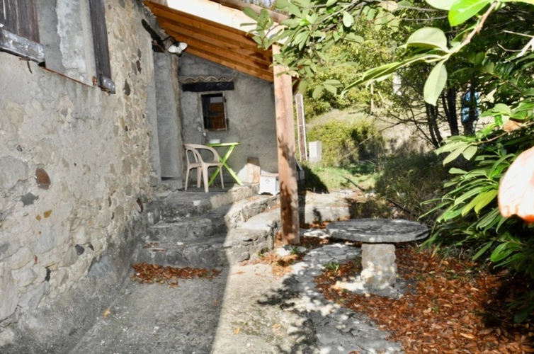 Photos 11 - Touristique - Dpt Alpes Maritimes (06), à vendre ASCROS Propriété en pierres 12 pièces 2 maisons 7,5 hectares Vue montagnes