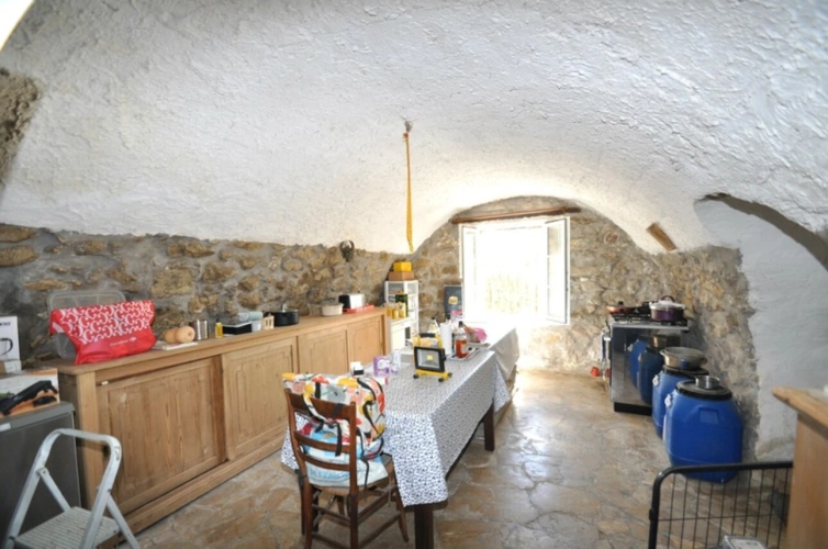 Photos 14 - Touristique - Dpt Alpes Maritimes (06), à vendre ASCROS Propriété en pierres 12 pièces 2 maisons 7,5 hectares Vue montagnes