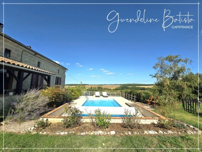 Photos 3 - Équestre - Propriété en Pierre 568m² - 2 Maisons d'habitation - 3 Gîtes - 2 Piscines sur 3,5 Ha de terrain