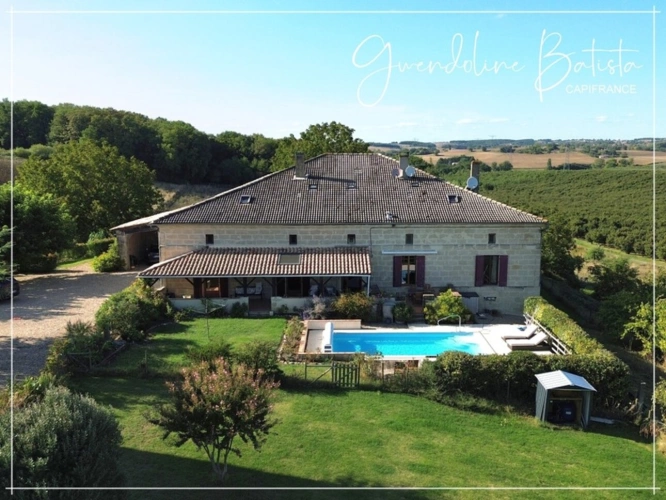 Photos 24 - Équestre - Propriété en Pierre 568m² - 2 Maisons d'habitation - 3 Gîtes - 2 Piscines sur 3,5 Ha de terrain