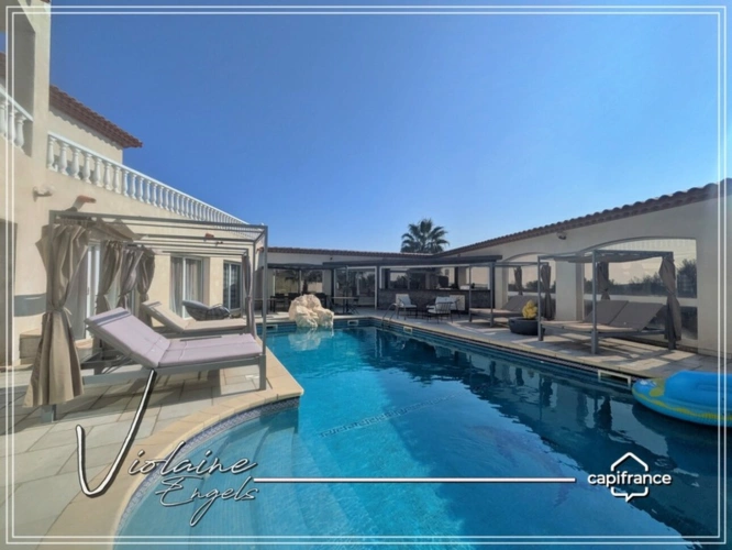 Photos 21 - Prestige - Bages – Vue mer et étang : Villa d’exception de 540 m² avec 8 suites et jardin paysager