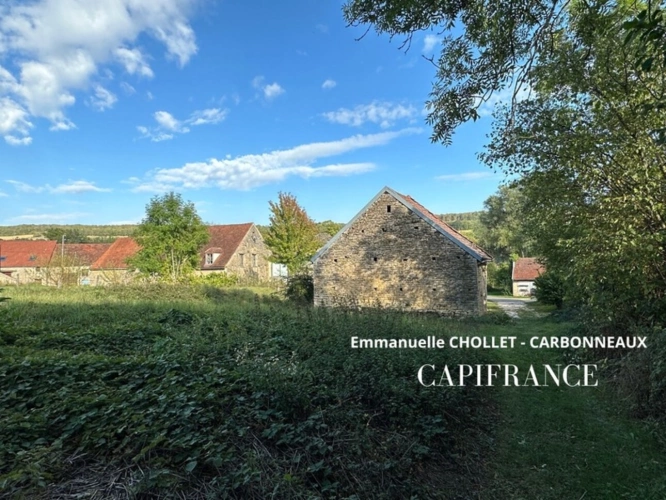 Photos 1 - Touristique - Ensemble de grange et écurie en pierre avec jardin, dans un environnement paisible proche de POUILLY EN AUXOIS (21)