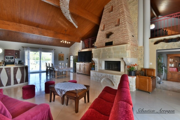 Photos 4 - Prestige - Propriete en pierre à vendre 8 pièces CANCON (47)