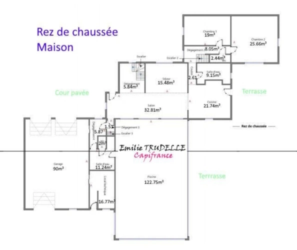 Photos 21 - Prestige - Propriete à vendre 11 pièces LA CHARTRE SUR LE LOIR (72) avec loft, gîte, piscine intérieure et spa – 324 m² habitables – 7 chambres – Terrain de 5 130 m²