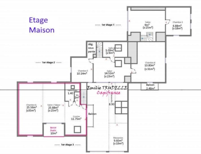 Photos 22 - Prestige - Propriete à vendre 11 pièces LA CHARTRE SUR LE LOIR (72) avec loft, gîte, piscine intérieure et spa – 324 m² habitables – 7 chambres – Terrain de 5 130 m²