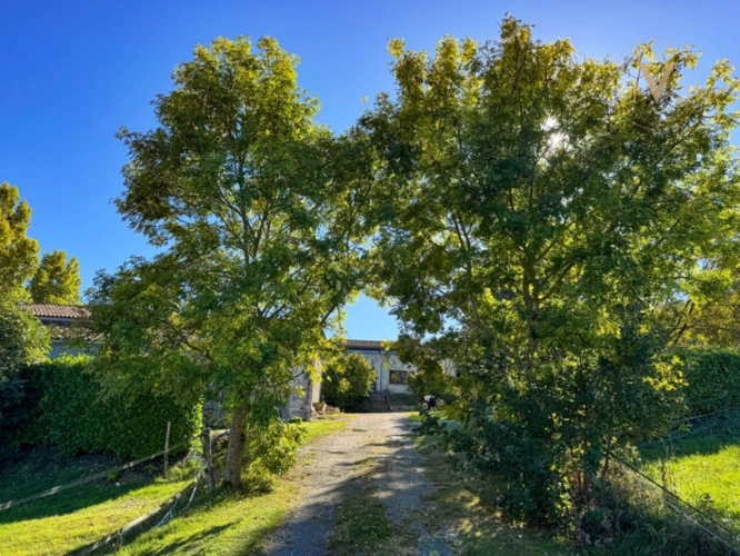 Photos 2 - Équestre - À vendre, belle propriété équestre avec maison en pierre, grange aménageable et lac privatif, sur 2,5 hectares de terrain, à deux pas de Courbiac