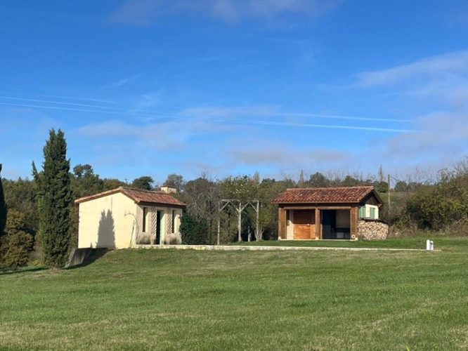 Photos 51 - Prestige - MARCIAC (32) 10 min, VUE EXCEPTIONNELLE, cachée, sans nuisance, TRES BELLE PROPRIETE sans travaux, piscine, ECONOMIQUE, écologique , geothermie, dependances