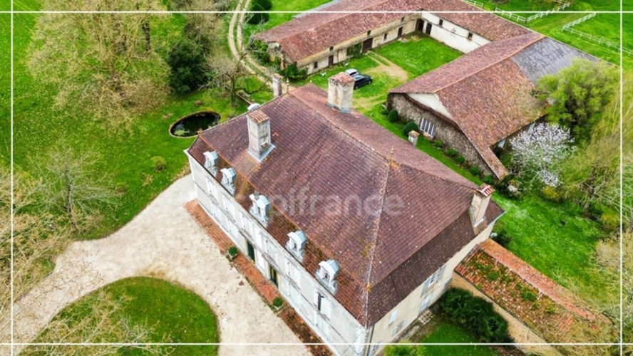 Photos 5 - Prestige - Dpt (32) NOGARO proche, ELEGANTE MAISON DE NOTABLES, économique, du XIXs 600M2, parc séculaire, dépendances en U, 11 ha, sans travaux