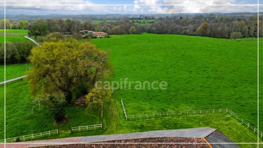 Photos 11 - Prestige - Dpt (32) NOGARO proche, ELEGANTE MAISON DE NOTABLES, économique, du XIXs 600M2, parc séculaire, dépendances en U, 11 ha, sans travaux