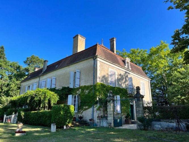 Photos 95 - Prestige - Dpt (32) NOGARO proche, ELEGANTE MAISON DE NOTABLES, économique, du XIXs 600M2, parc séculaire, dépendances en U, 11 ha, sans travaux