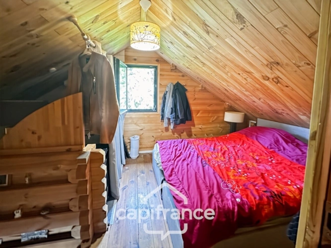 Photos 8 - Foncière - À vendre – Terrain de loisir 4 500 m² avec abris de jardin "chalet" aménagé – Lavernat (72, Sarthe)