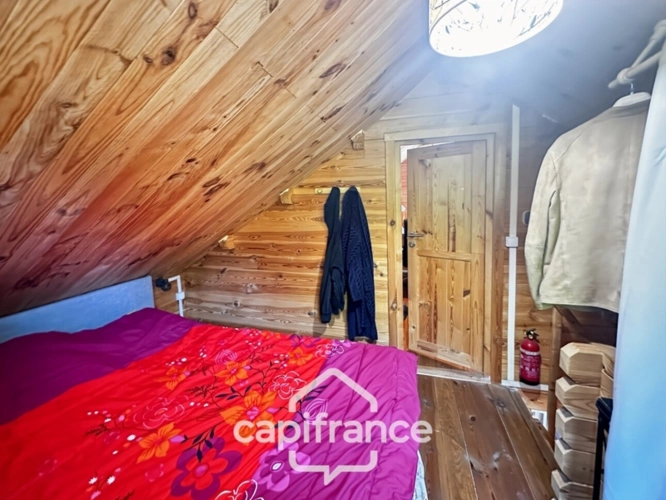 Photos 10 - Foncière - À vendre – Terrain de loisir 4 500 m² avec abris de jardin "chalet" aménagé – Lavernat (72, Sarthe)