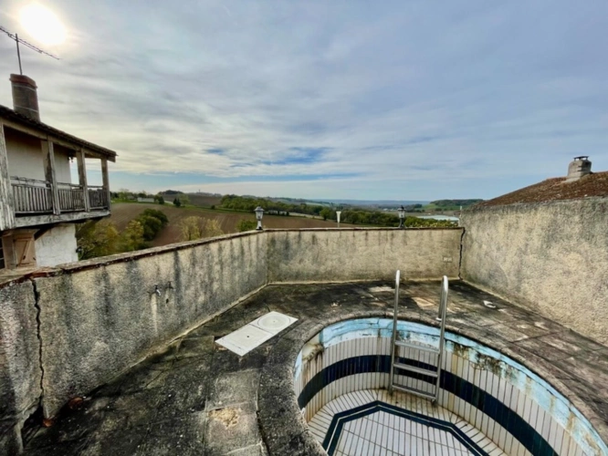 Photos 35 - Prestige - Hameau Authentique T15 à vendre, avec Maison et 6 logements indépendants et une vue panoramique-Saint-Vincent-Lespinasse (82)