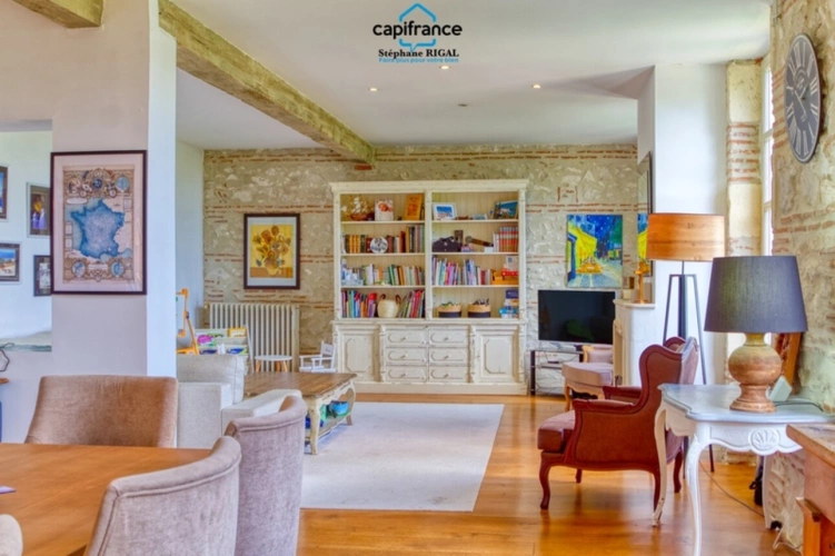 Photos 11 - Prestige - Propriete à vendre 10 pièces FONGRAVE (47) maison de 360m2 sur terrain de 1,43ha