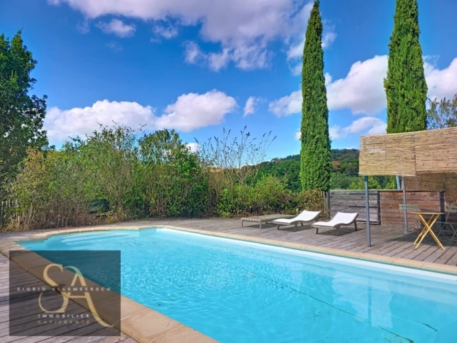 Photos 3 - Équestre - Domaine à vendre (Aude) – vue sur les Pyrénées – autonomie rare