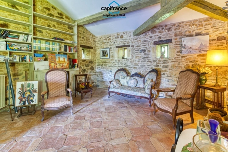 Photos 11 - Équestre - Propriete à vendre 7 pièces FUMEL (47) Propriété de 230m2 sur 11ha de prairie et de bois. Piscine et lac