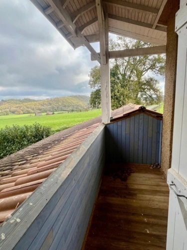 Photos 2 - Équestre - MIRANDE(32)et MIELAN proche: PROPRIETE 3.3HA, isolée, calme, position dominante, VUE, sans travaux, chevaux et famille bienvenus