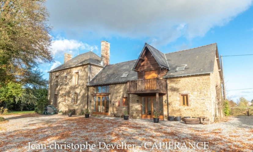 Photos 1 - Prestige - Dpt Mayenne (53), à vendre proche de GORRON propriete 5 chambres sur 4,6 hectares