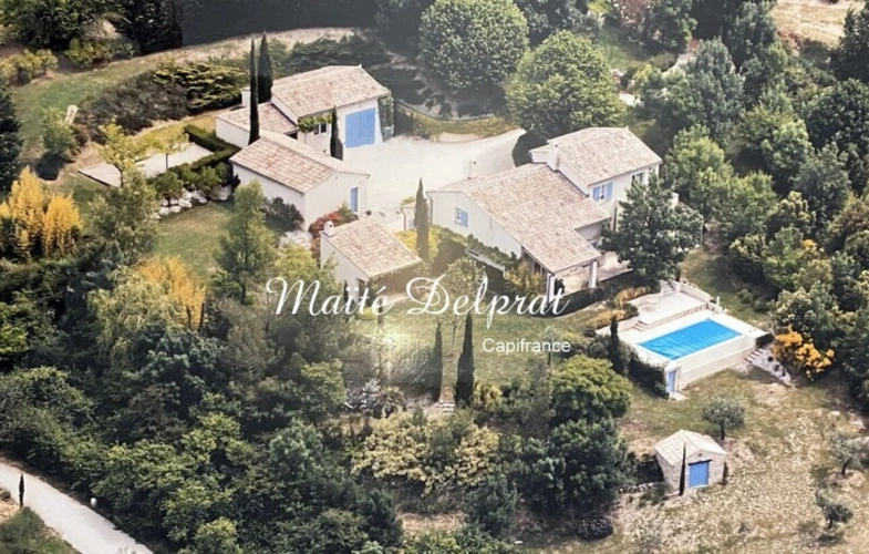 Photos 1 - Prestige - À vendre – Maison d’architecte– Drôme Provençale – 4 chambres avec piscine et jardin paysager
